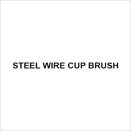 Steel Wire Cup Brush