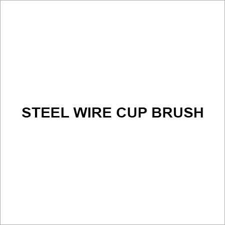 steel wire cup brush