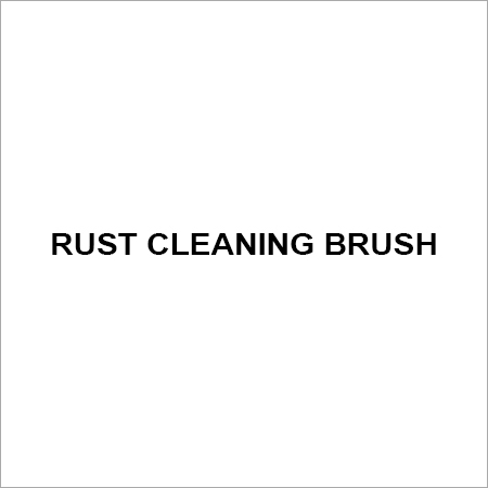 Rust cleaning brush