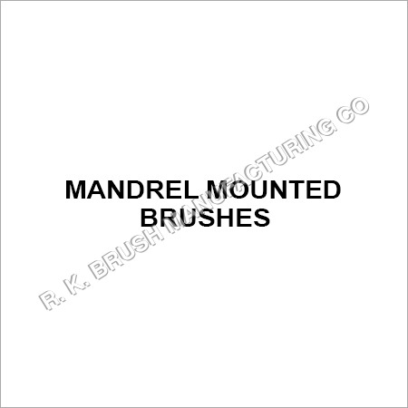 Mandrel mounted brushes