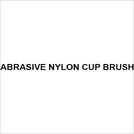 Abrasive Nylon Cup Brush