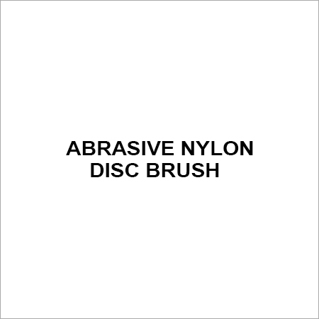 Abrasive Nylon Disc Brush By R. K. BRUSH MANUFACTURING CO.