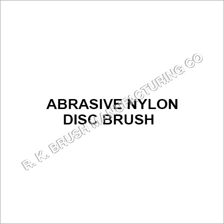 Abrasive Nylon Disc Brush