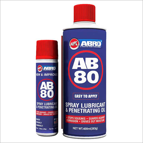 Spray Lubricant With Ptfe