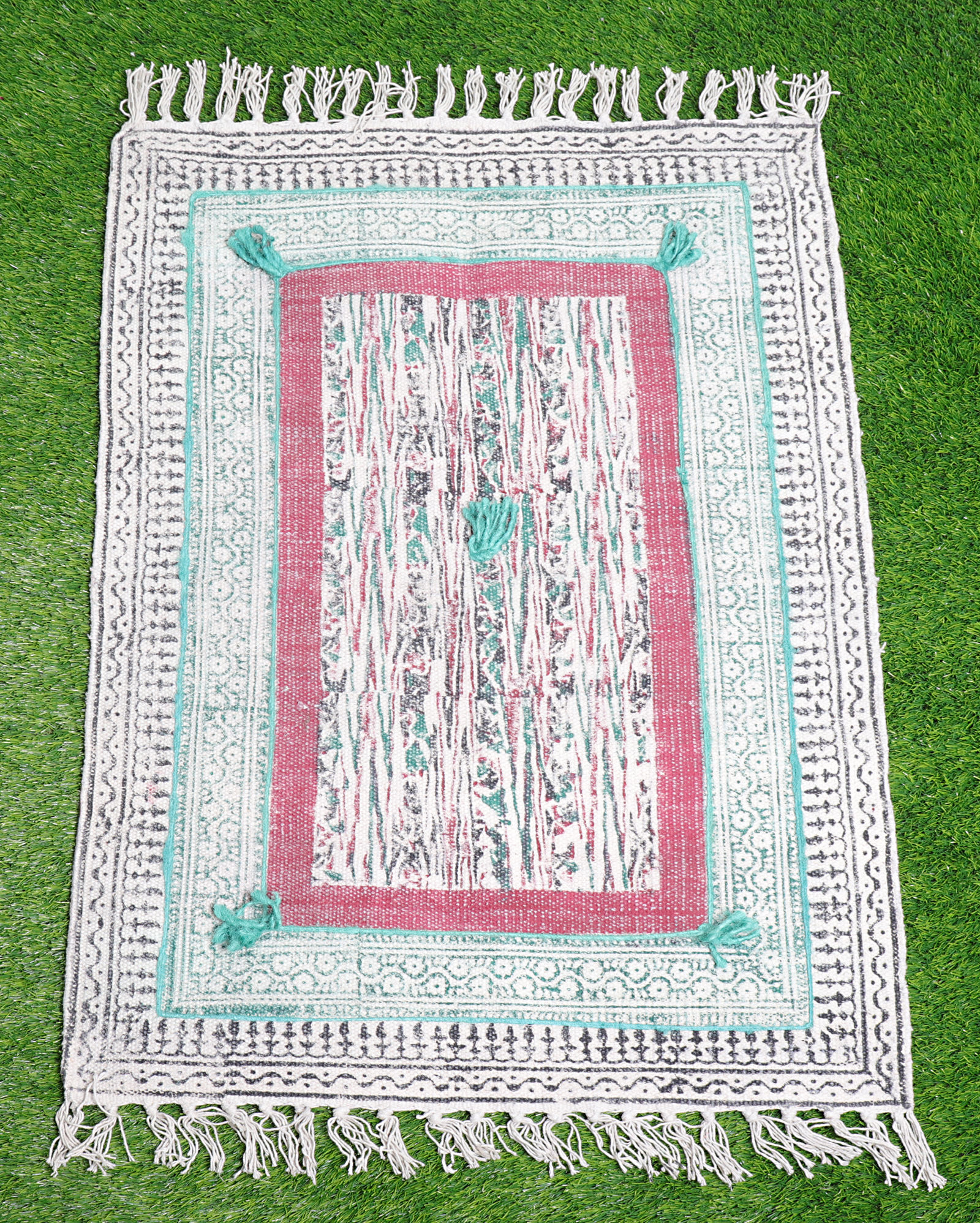 Cotton Embroidery Rug