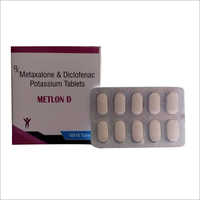 Tabletas del potasio de Metaxalone y de Diclofenac