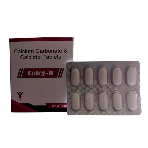 Calcium Carbonate And Calcitriol Tablet Health Supplements