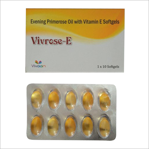 Evening Primerose Oil With Vitamin E Softgel Capsule Health Supplements