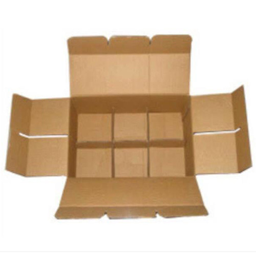 Square Brown Partition Box