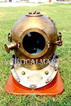 Beautiful U.S Navy Mark IV Diving Divers Helmet Solid Brass 18"