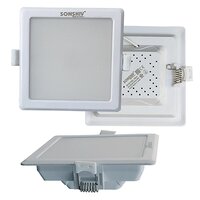 Panel Light - Plastic, 12w | Circular Shape, White Color, Cool White Light