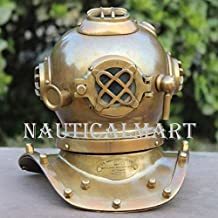 Nauticalmart Antique Mini Deep Sea Divers Helmet Desk Decorative Marine Ship Helmet Office Home Decor