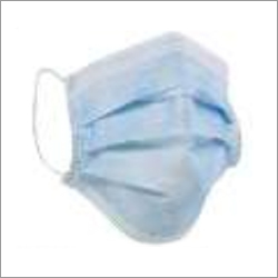 Blue 3 Ply Non-Woven Elastic Face Mask