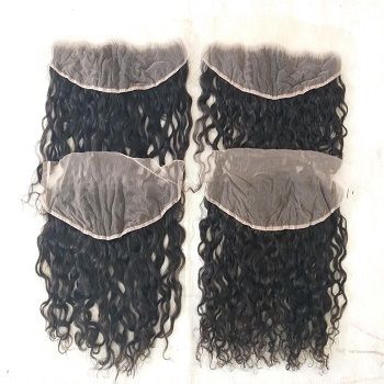 Raw Curly Hd Lace Frontal Swiss Transparent 13x4