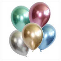Metallic Balloons - Latex | 9 Inch , All 12 Metallic Colours, Round Shape, Eco Friendly, Non Toxic, Gas Use: Normal Air, Screen Printing