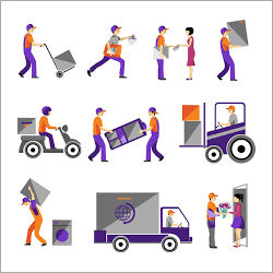 Logistic Courier Service - Nationwide Coverage Fast & Reliable Delivery Secure Parcel Handling GPS Tracking Trained Personnel Comprehensive Support