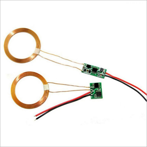 Wireless Charging Module - 12Vdc Input, 5Vdc Output 500mA | Metal and Plastic Build, Single Phase Operation, Compact Design 38mm Diameter