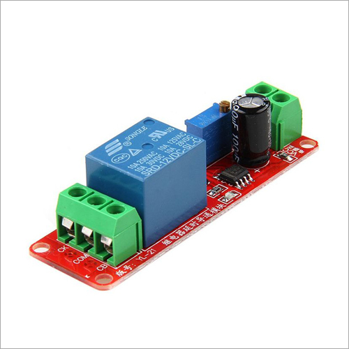 NE555-Timer Adjustable Controller - Plastic, Metal Material | DC 12V Input Voltage, Monostable Operation, 0-10s Adjustable Time