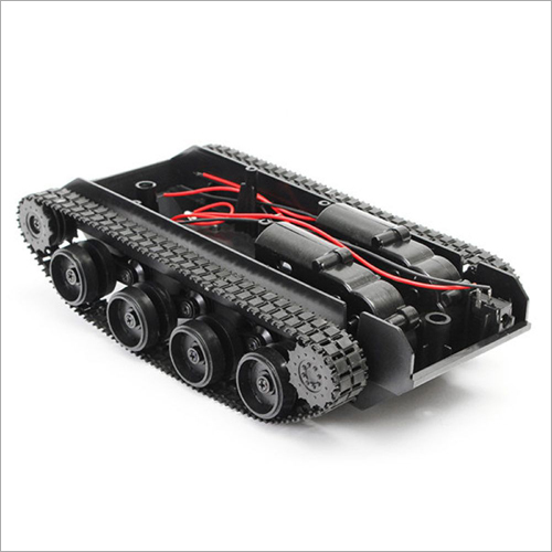 Tank Robot Chassis Kit With Motors And Battery Holder Shock Absorb Application: Industrial & Commercial