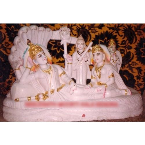 Marble Narayan statue