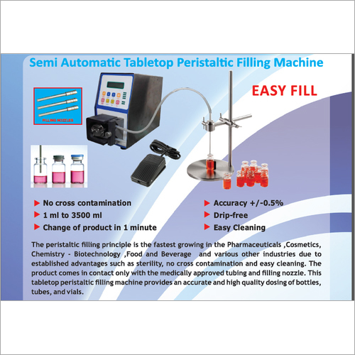 Peristaltic Filling Machine - Easy Fill Filling Station