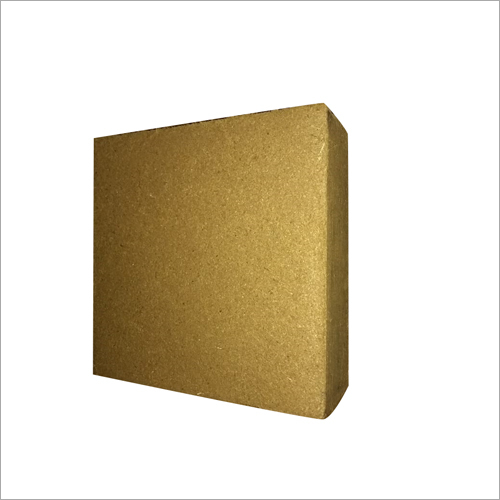 Coir Coco Peat Block - Coconut Peat Material Regular Size Light Brown Color | Square Shape Ideal Soil Conditioner for Seed Germination