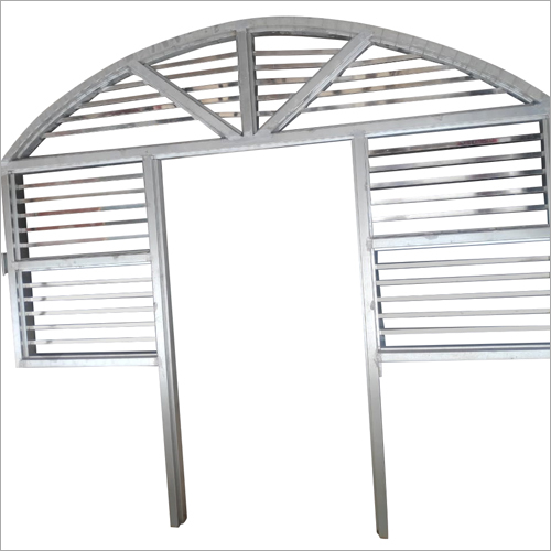 GI Designer Window - Galvanized Iron, Custom Size, Silver Color | Aesthetic Value, Corrosion Resistant, Impact Resistant, Versatile for Homes and Commercial Builds