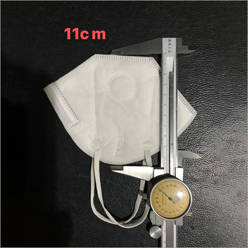 11 cm Face Mask - Quality Proof Material, 11 cm Size, White Color | Lightweight, Smooth Texture, Skin Friendly Design, Perfect Finishing