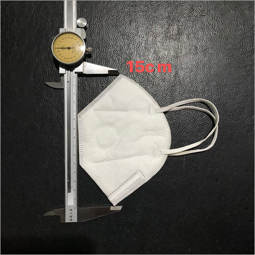 15 cm Face Mask - Toxic Free Fabric, Comfortable Fit | Anti-Allergic, Lightweight, Flexible Ear Loops, Effective Against Dust and Infection