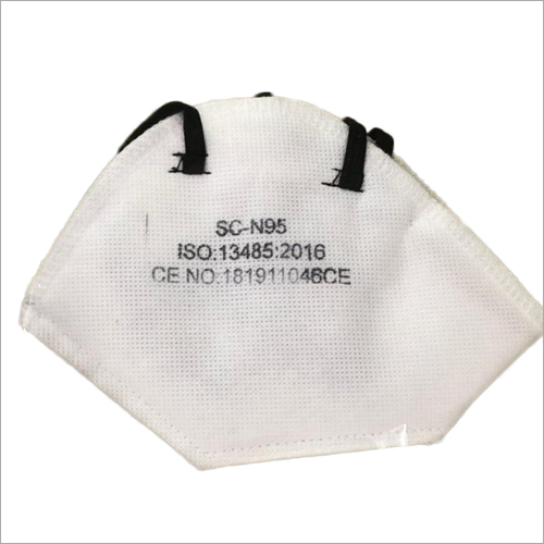 Protective Face Mask - Non-Woven, Standard Size, Ivory White | Anti-Allergic, Tear Resistant, Lightweight, Eco-Friendly