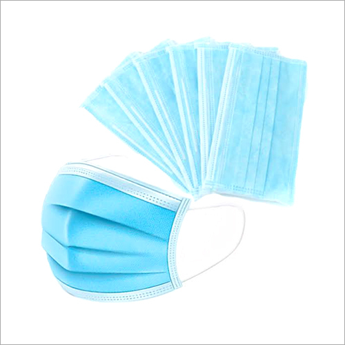3 Ply Face Mask - Disposable, Standard Size, Sky Blue | Premium Protection for Adults & Children Against Dust and Respiratory Infections