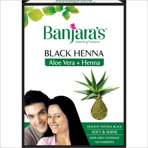 Banjaras Black Henna Aloe Vera and Henna By COMMERCE INDIA