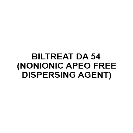 BILTREAT DA 54 Nonionic APEO Free Dispersing Agent - Liquid, Density 1.05 g/cm³ | Water-Soluble, Effective Dispersion, Inorganic Filler, Pigment Dispersion