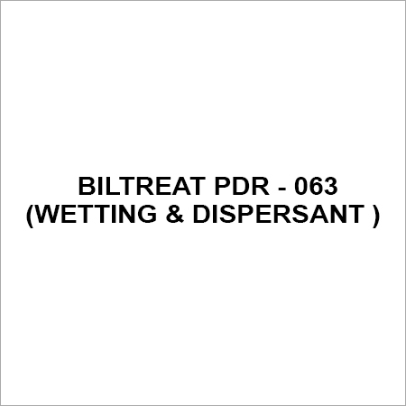 BILTREAT PDR - 063 Wetting And Dispersant - Liquid, Water-Soluble, PH 6-8 | Improved Wetting, Enhanced Dispersion, Reduced Viscosity, Better Flow