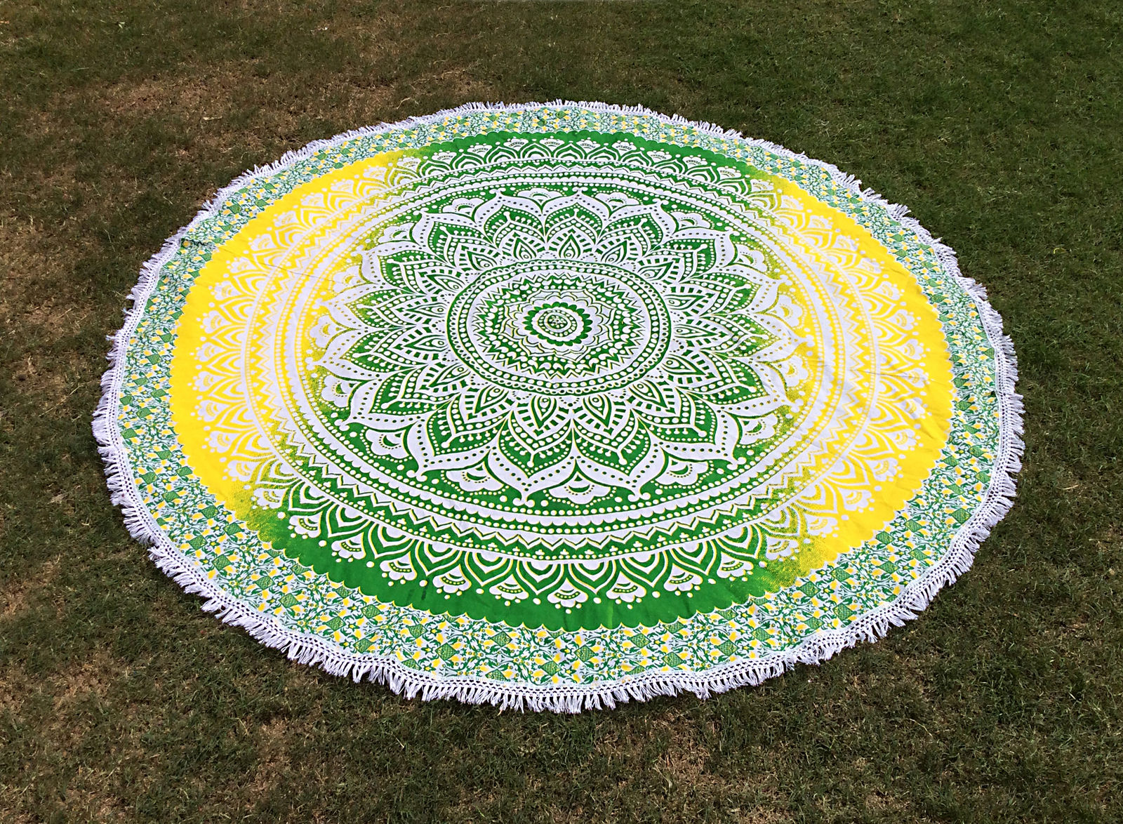 BLOCK PRINT TABLE COVER