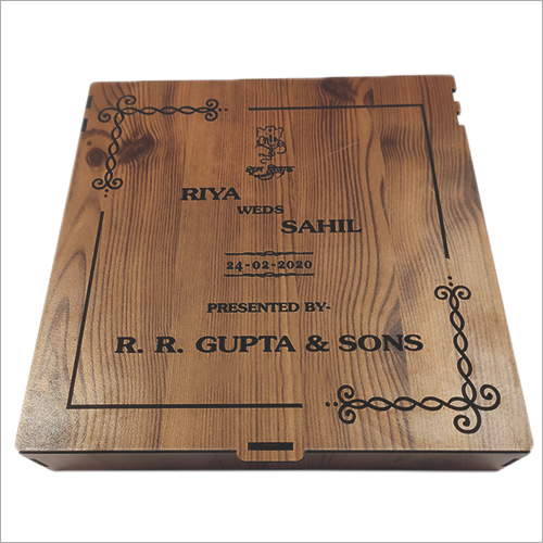 Wooden Wedding Box