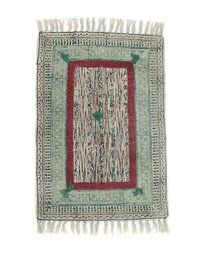 Cotton Embroidery Cotton Rug