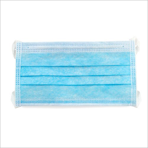 Blue Surgical Nose Face Mask With Nose Pin