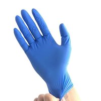 Latex powdered examination gloves