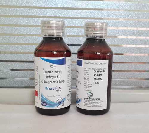 Levosalbutamol Ambroxol Hcl Guaiphensin Syrup