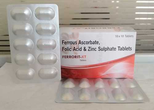 Ferrous Ascorbate Follic Acid And Zinc Sulphate Tablets