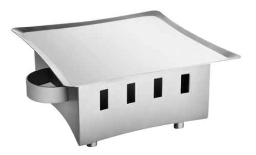 Snack Warmer SS with Square Platter 8 x 8