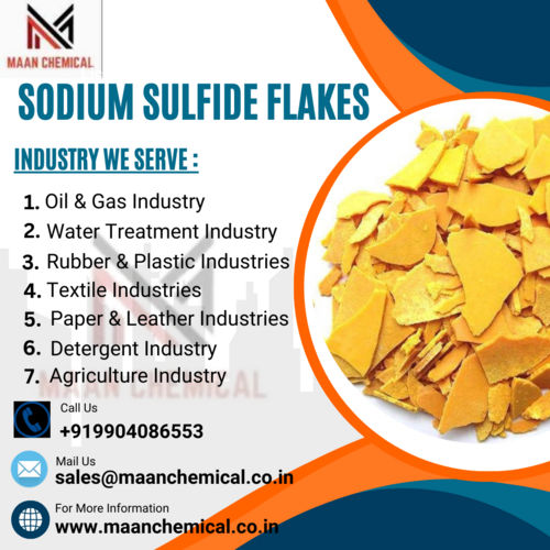 Yellow Sodium Sulphide Flakes