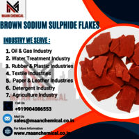 Brown Sodium Sulphide Flakes