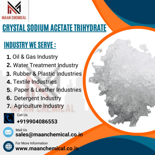 Crystal Sodium Acetate Trihydrate Grade: Technical