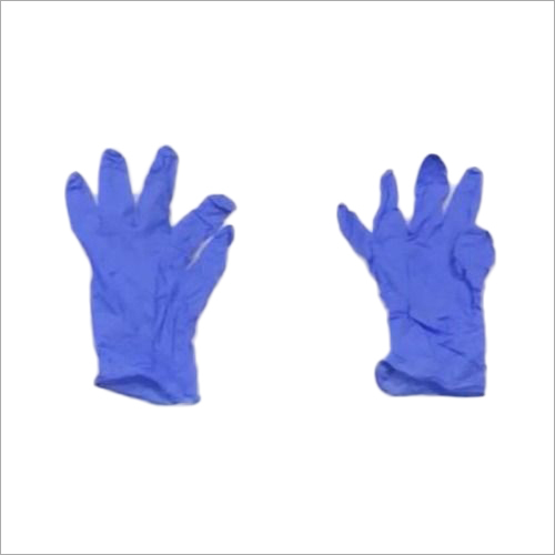 Blue Latex Rubber Gloves