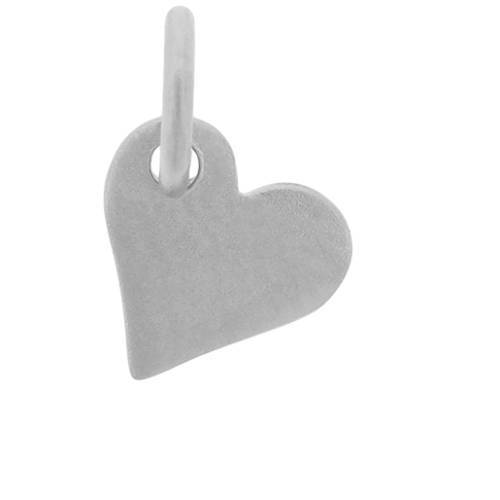 sterling silver Heart shape charms
