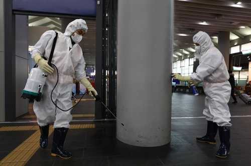 Disinfection Fumigation Service - Spray Machine Application | Surface & Aerosol Disinfectant for Offices Hospitals Factories Vehicles Malls