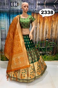 Silk lahenga choli