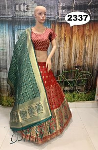 Silk lahenga choli